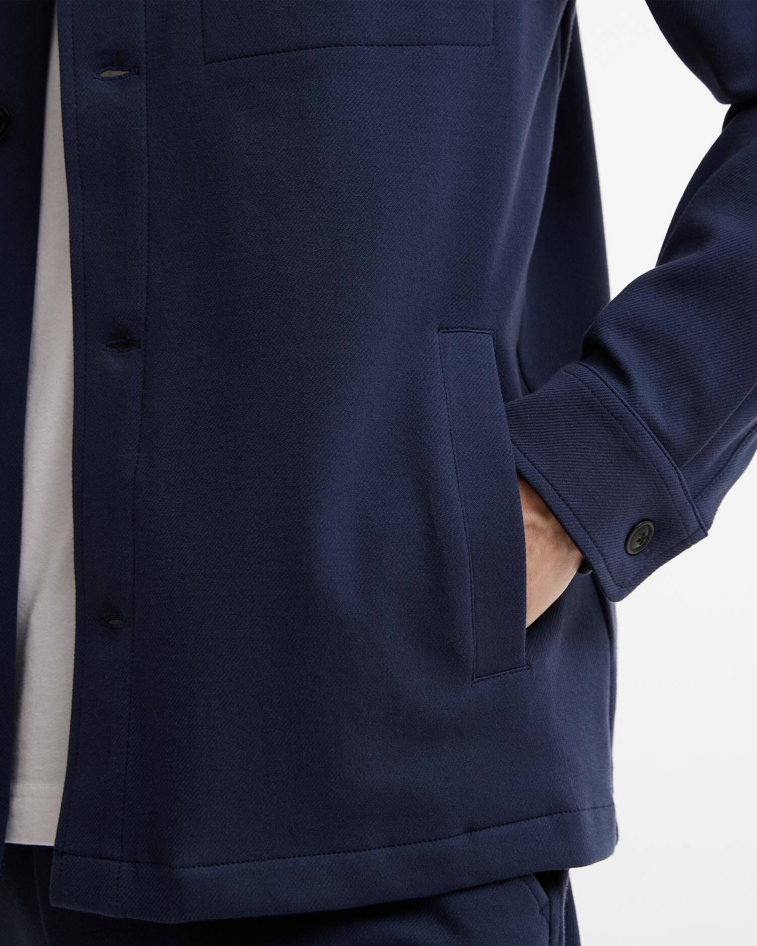 Overshirt Esh Twill Oxford Navy image number 4