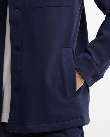 Overshirt Esh Twill Oxford Navy