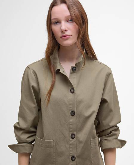Lyndale Overshirt Dusky Green