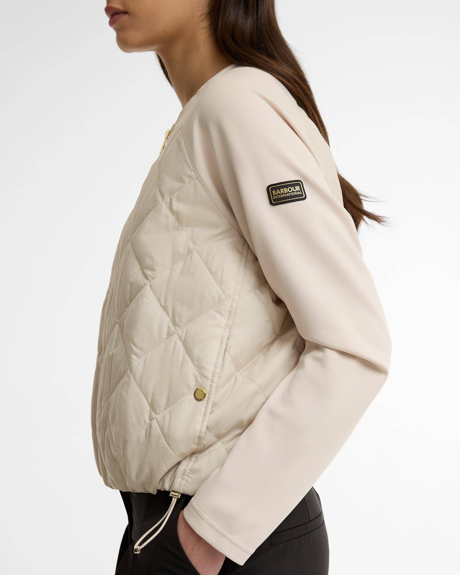 Seren Quilted Sweat Oyster image number 4