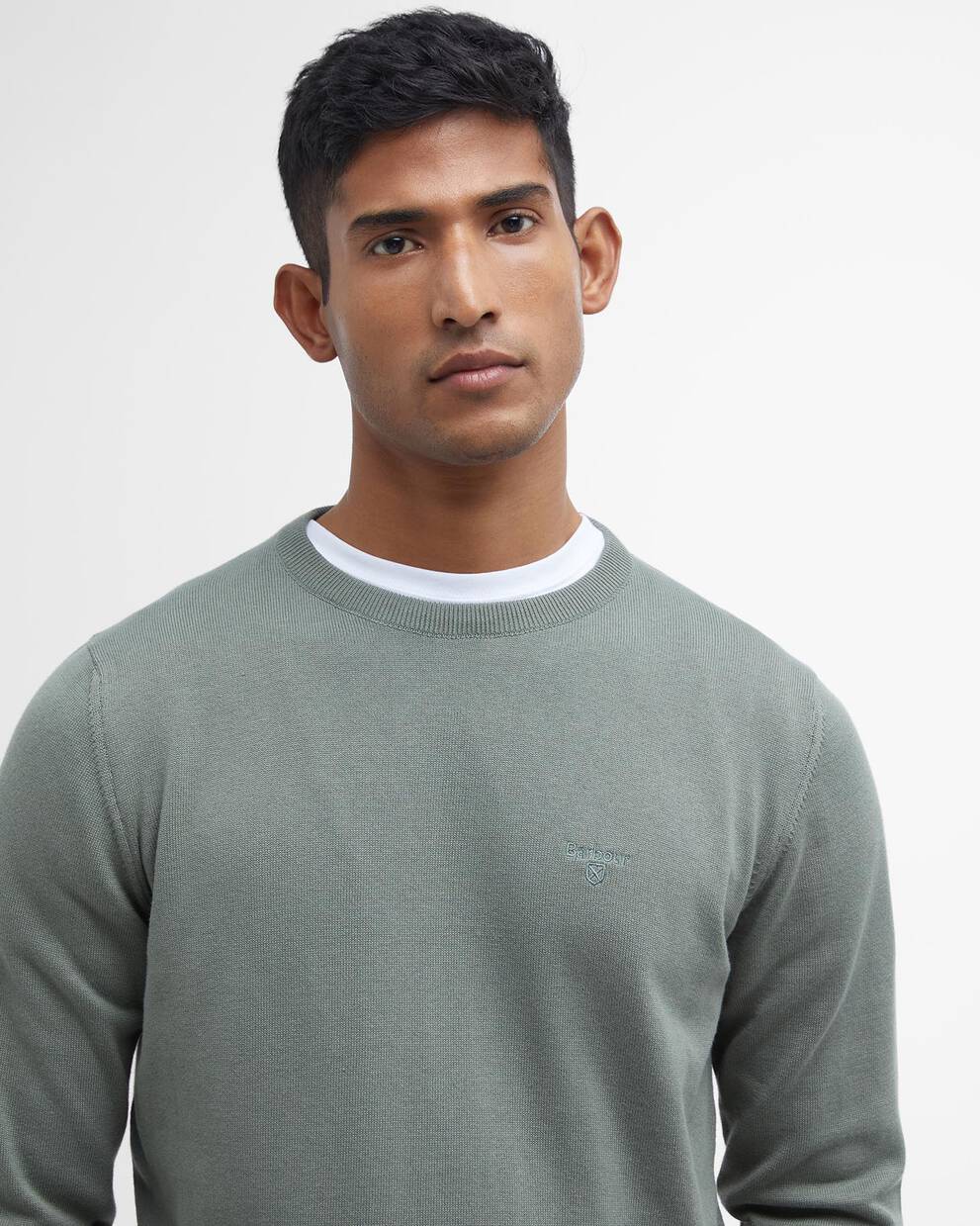 Maglione girocollo in cotone Pima