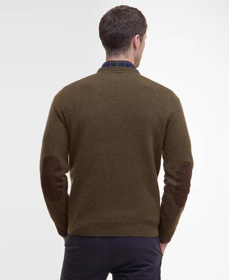 Essential Crew-Neck Jumper Willow Green