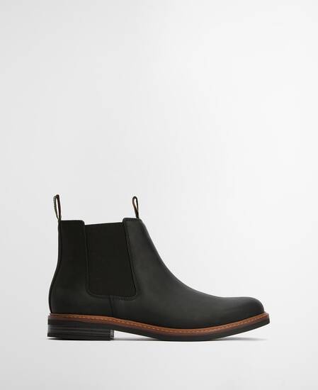Farsley Chelsea Boots Classic Black