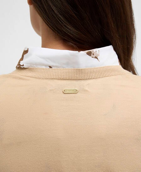 Clover Crew-Neck Jumper Safari