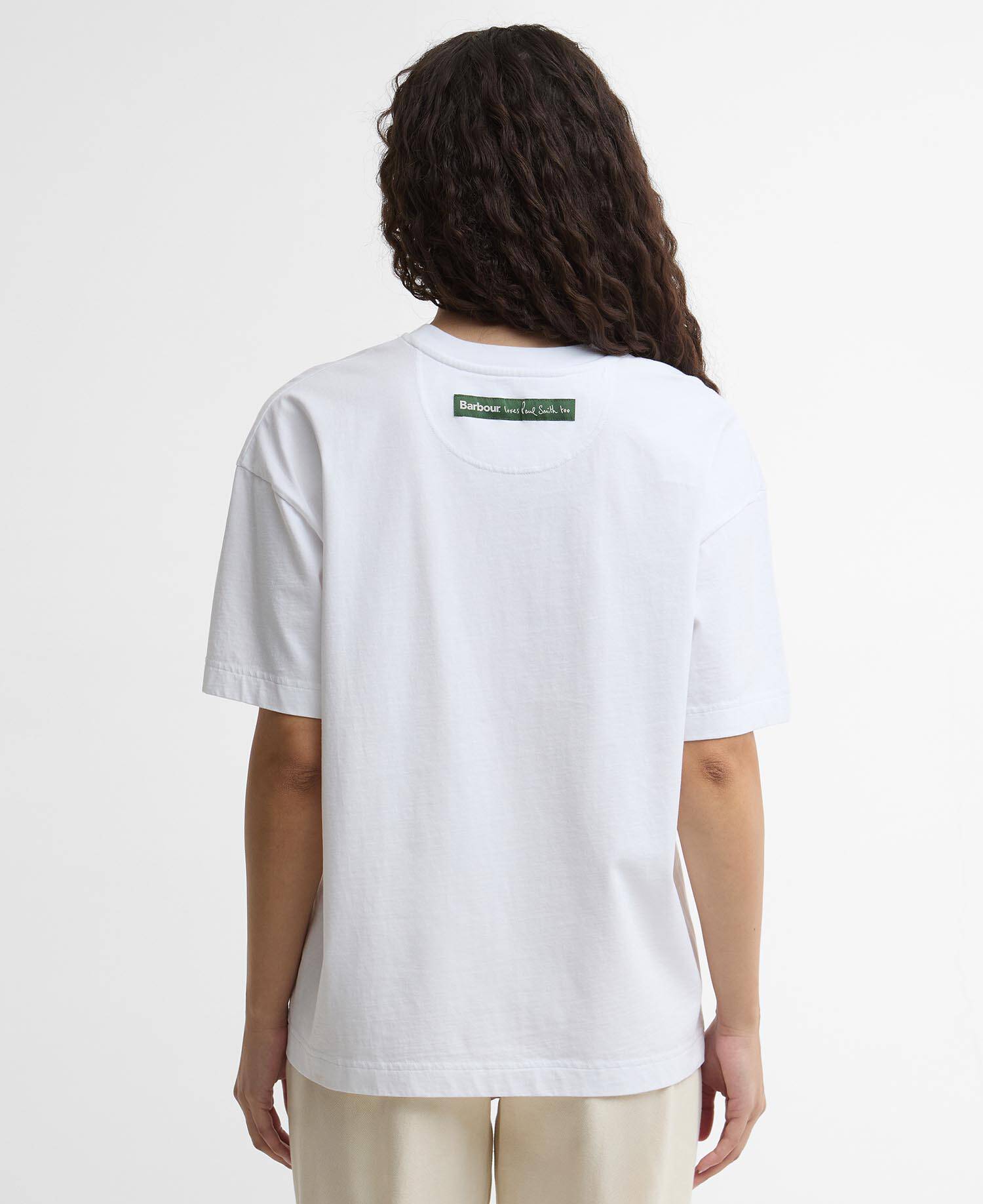 Paul Smith Loves Barbour Tenby T-Shirt White image number 2