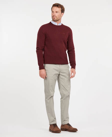 Essential Tisbury Crew-Neck Jumper Ruby