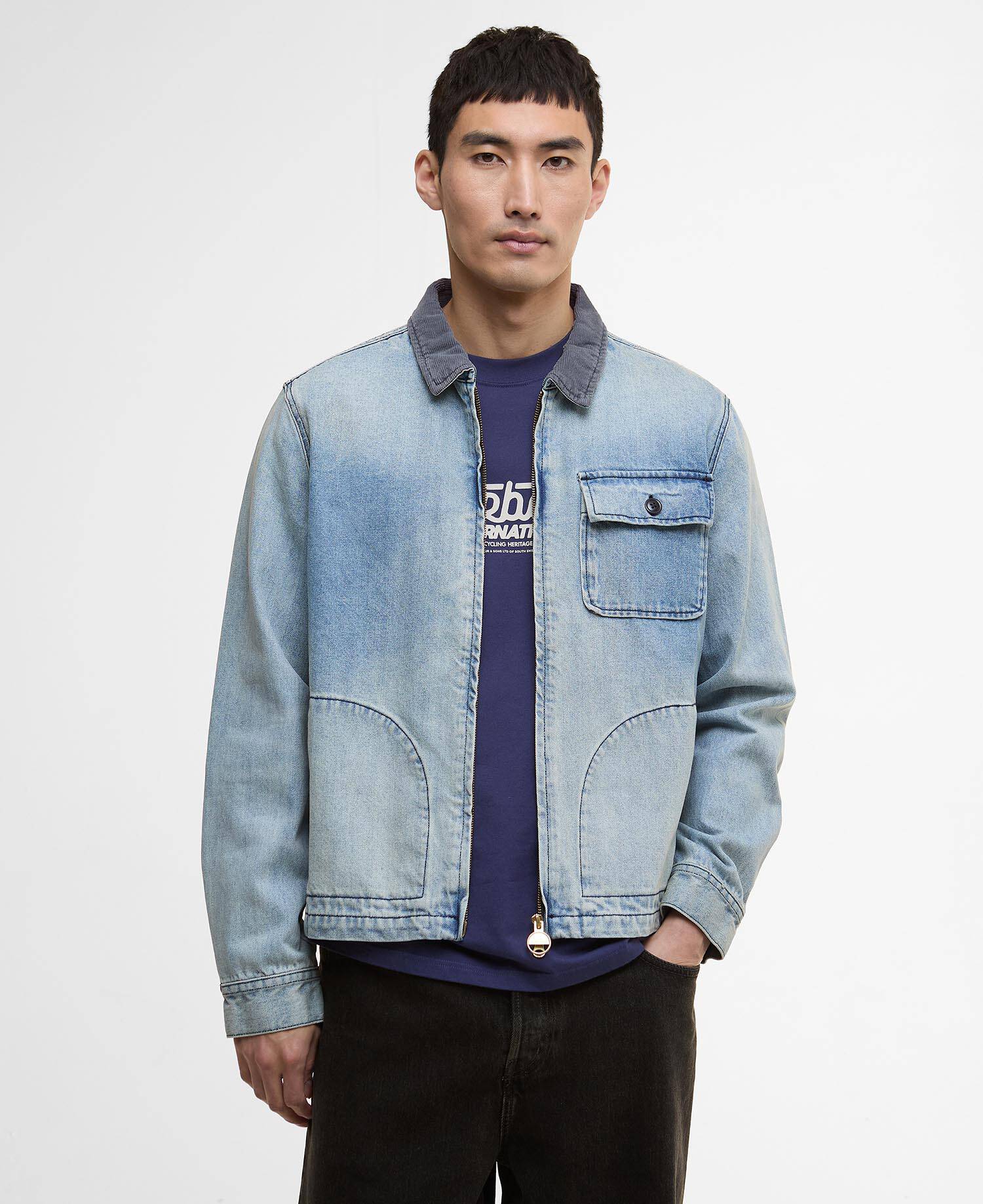 Meteor Washed Denim Overshirt image number 0