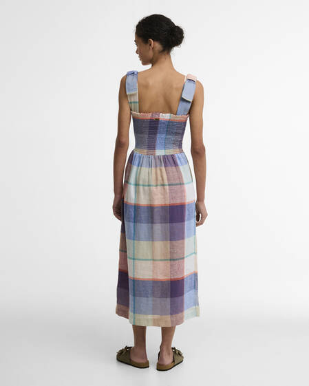 Amelie Midi Dress Multi Check