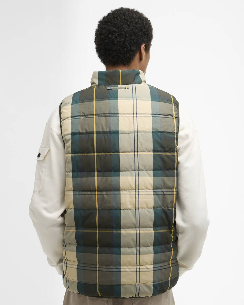 Reversible Tartan Puffer Gilet