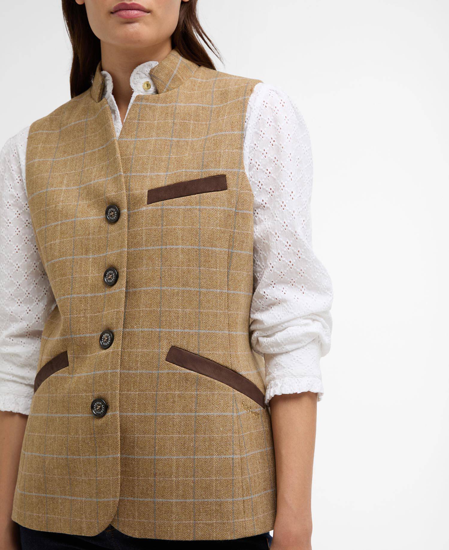 Gilet leggermente aderente Petunia Soft Blue image number 3