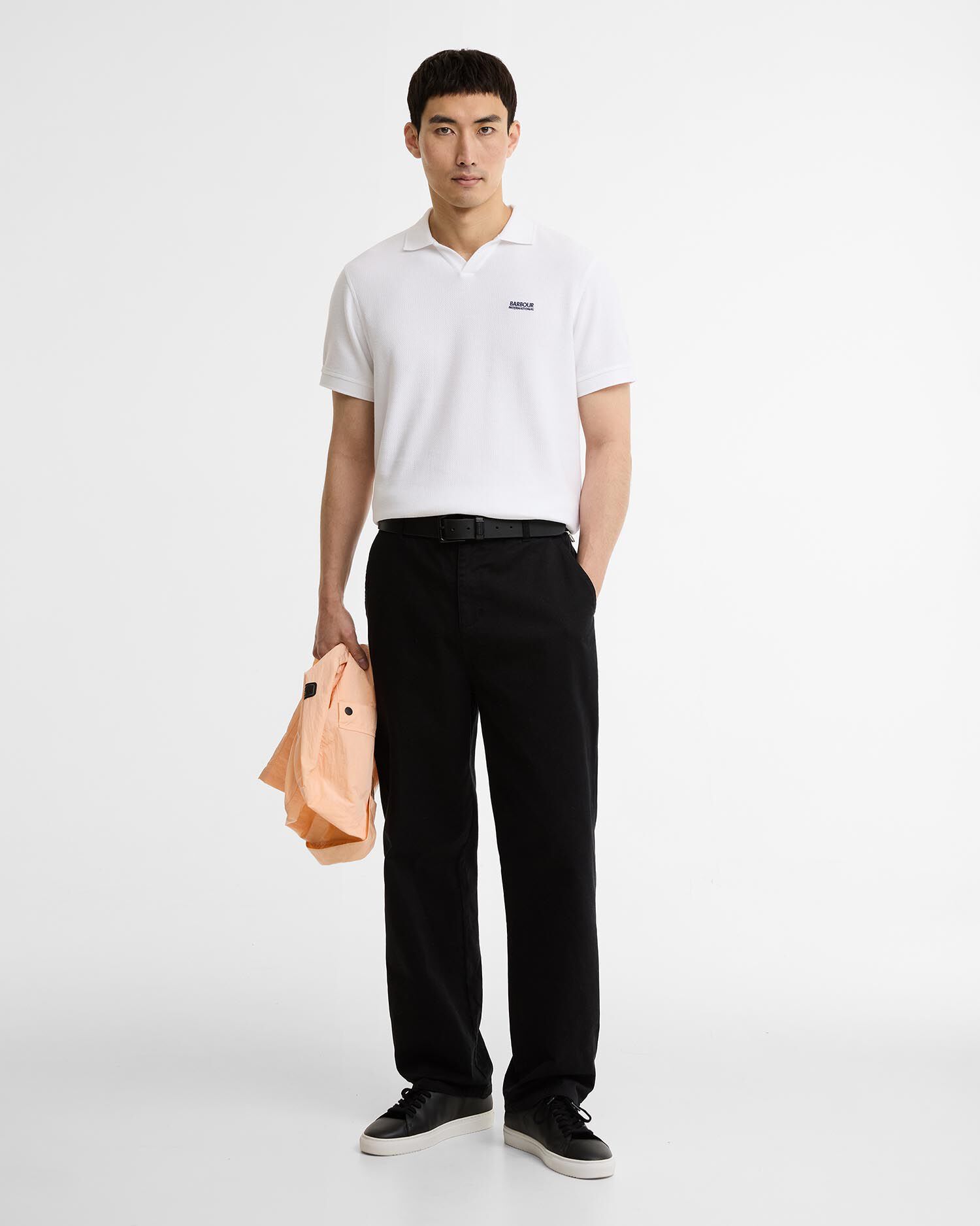 Poloshirt Milbank Textured White