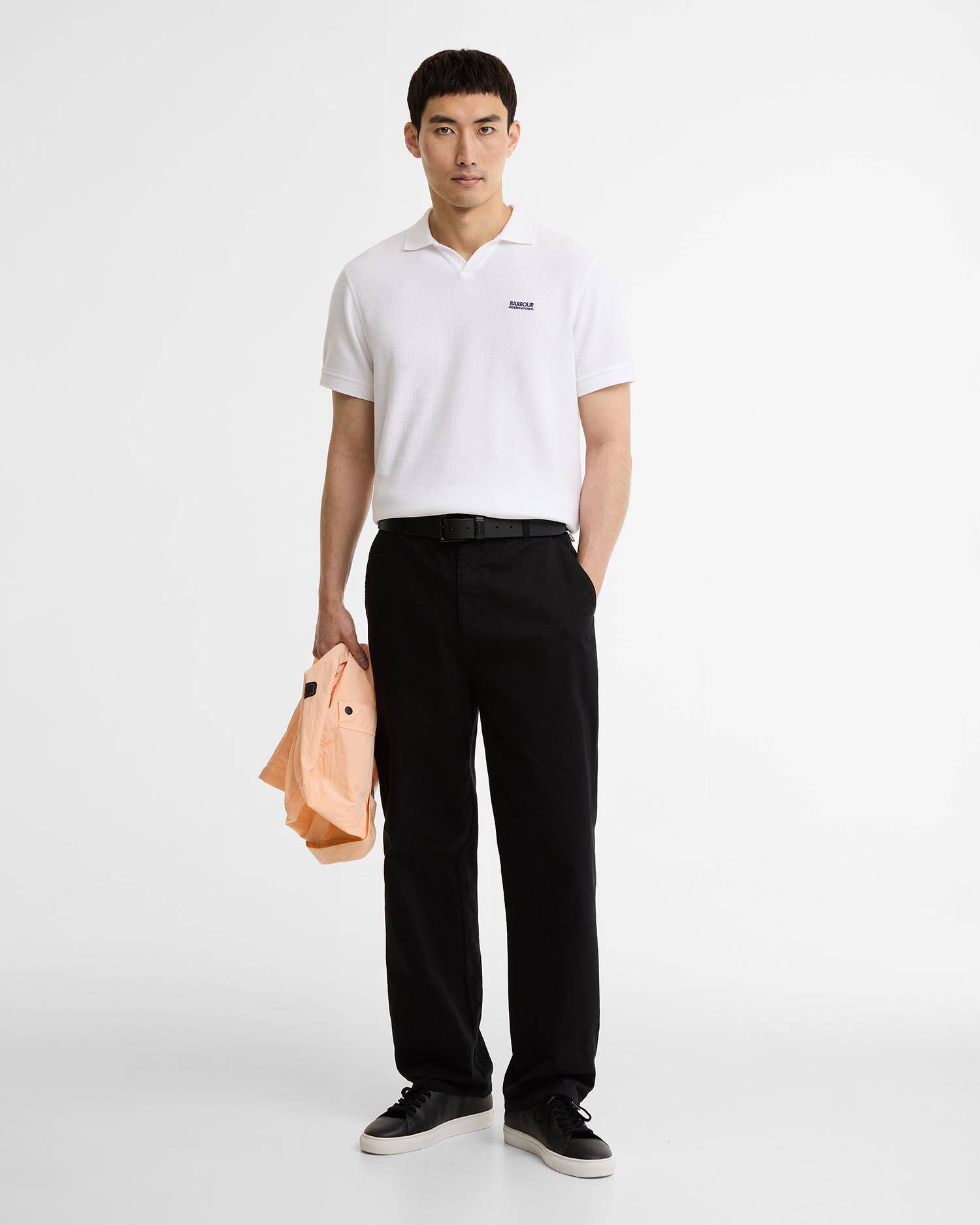 Poloshirt Milbank Textured White image number 1