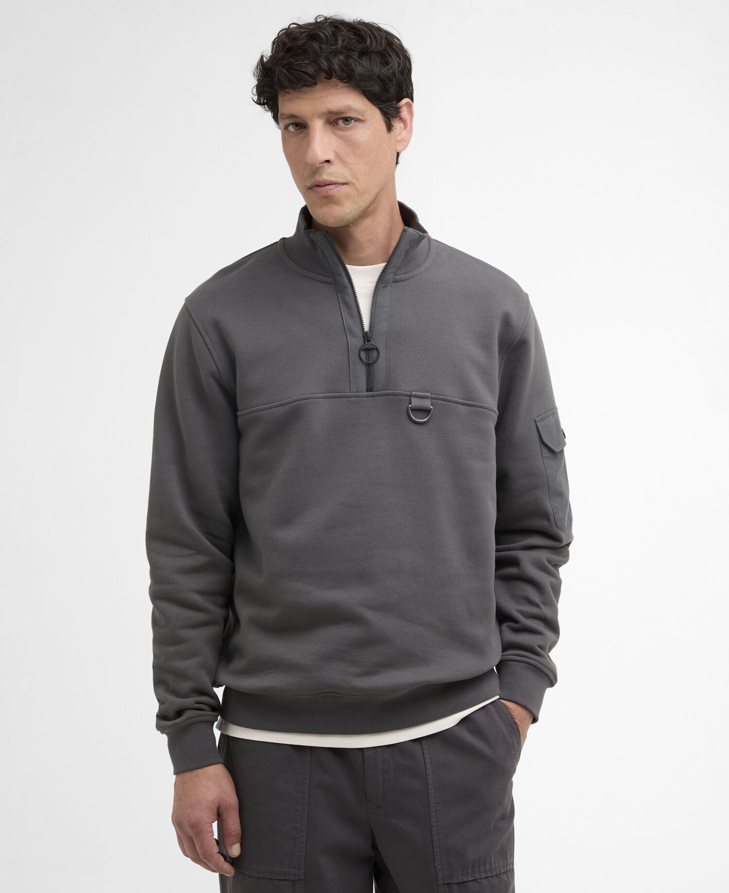 Pullover Galloway Relaxed Half-Zip Asphalt