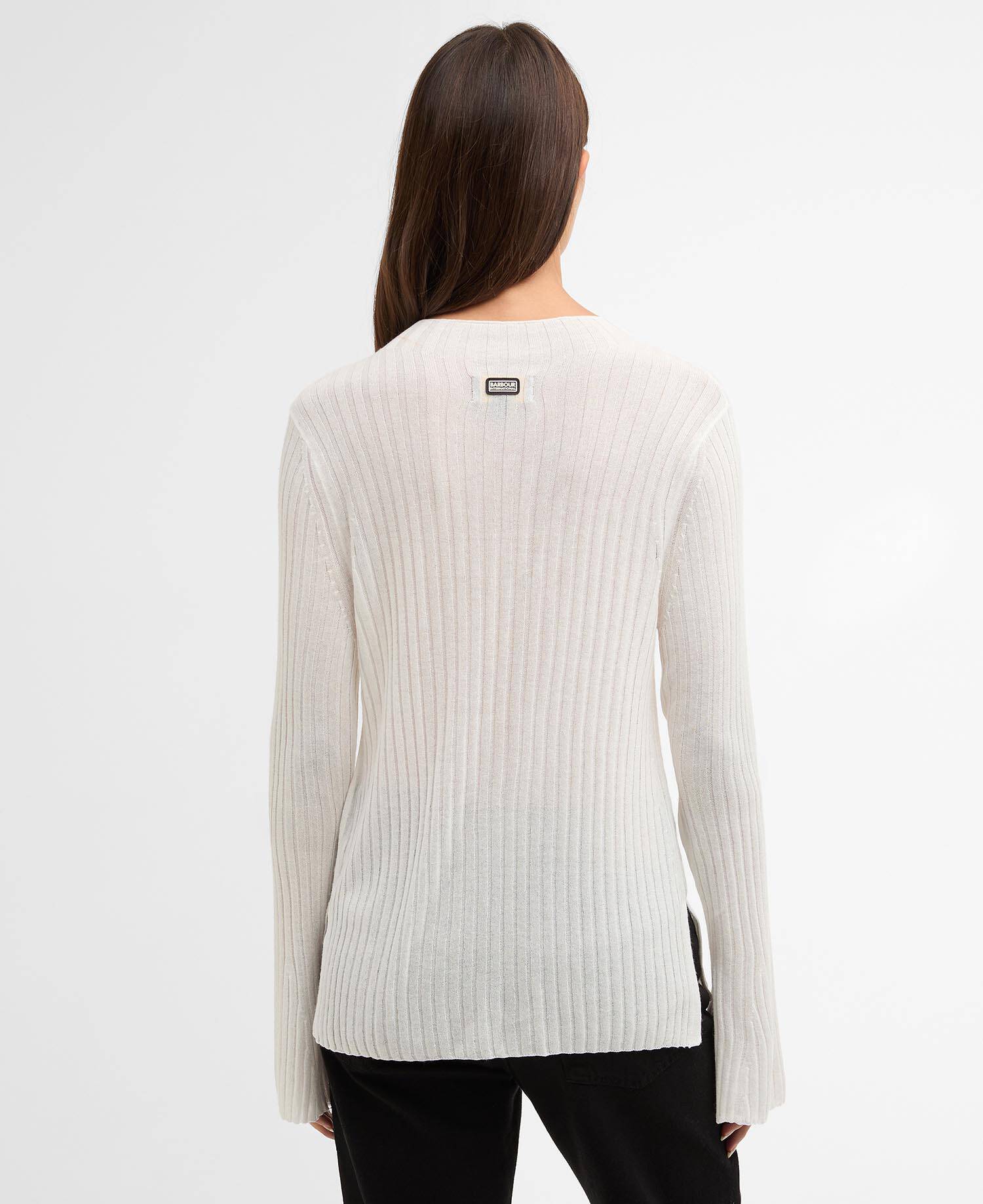 Ozara Ribbed Jumper Off White image number 2