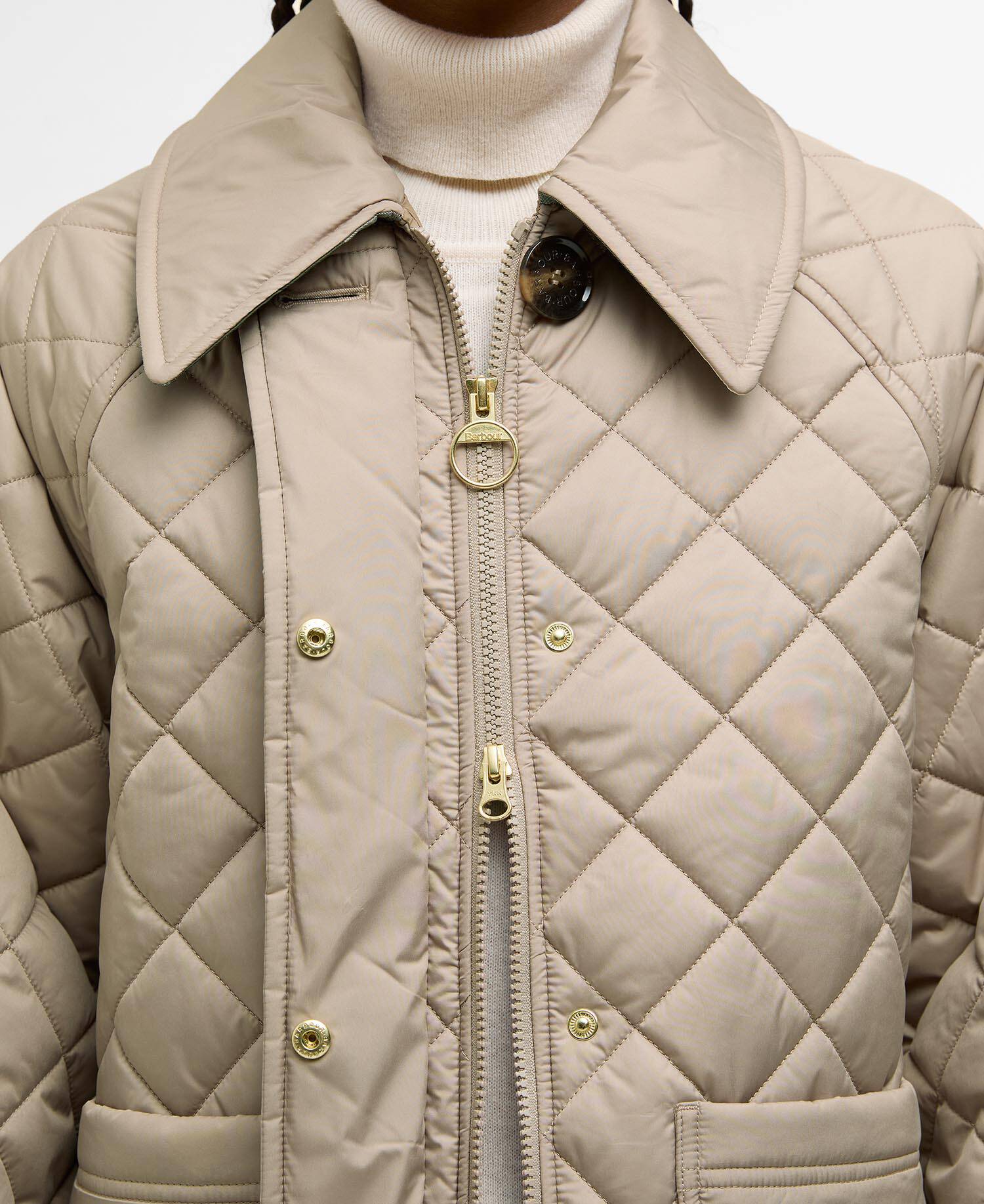 Laoise Quilted Jacket Honey/Ancient Poplar image number 4