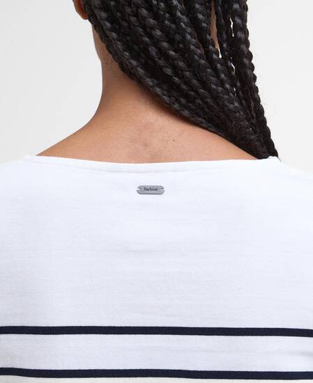 T-shirt a maniche lunghe Hawkins con motivo a righe Cloud Stripe