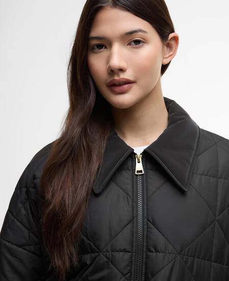 Juliana Quilted Jacket Black