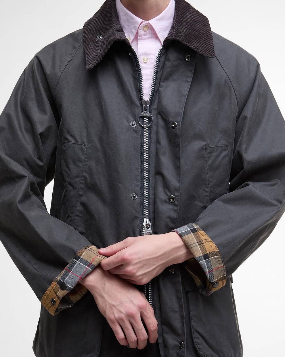 Oversized Bedale Waxed Jacket