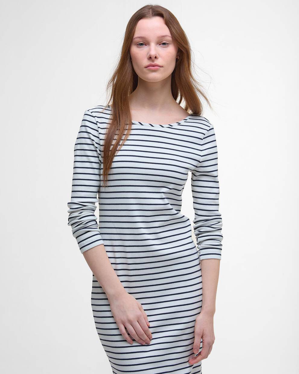 Blake Striped Midi Dress