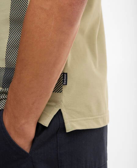 Blaine Tartan Short-Sleeved Polo Shirt Sea Green