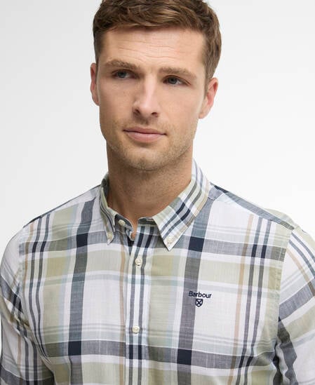 Kidd Tailored Long-Sleeved Shirt Laurel Green