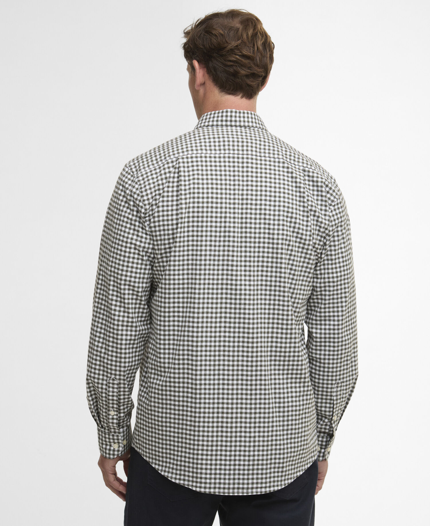 Gingham Aukside Regular Shirt Olive