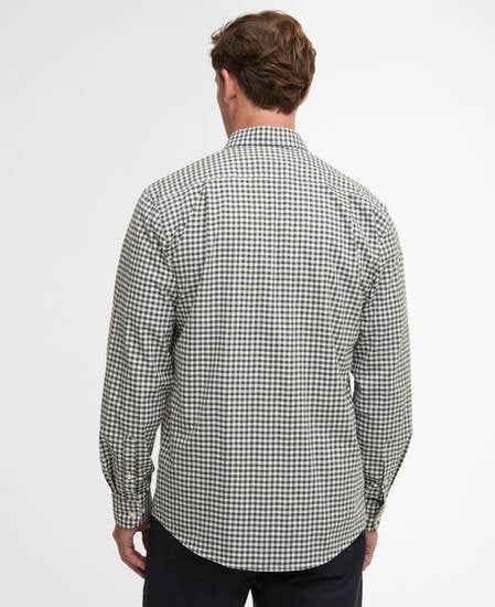 Gingham Aukside Regular Shirt Olive