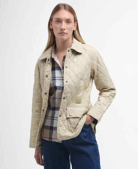 Summer Beadnell Quilted Jacket Pearl
