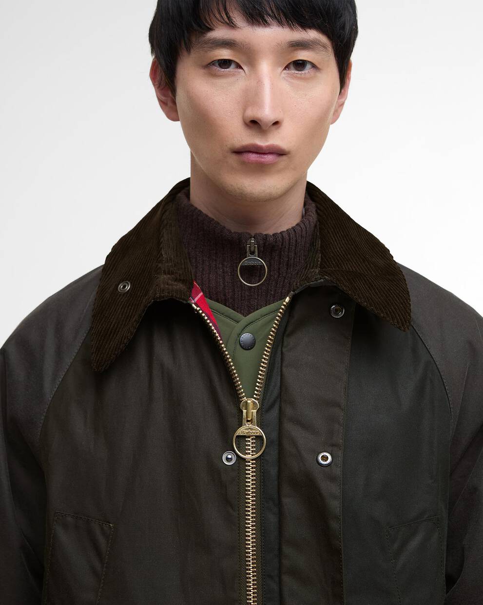 Patchwork Oversized Bedale Waxed Jacket