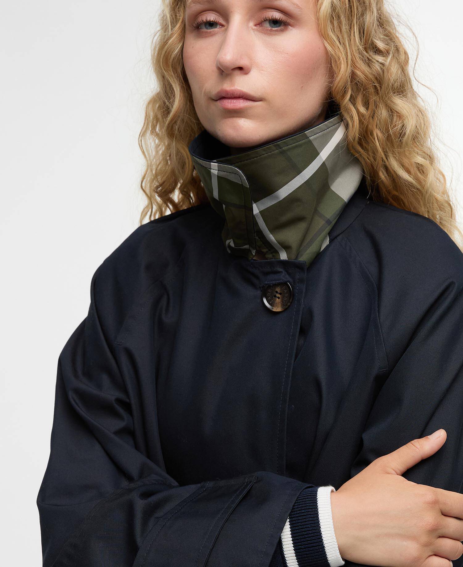 Kennedy Showerproof Jacket Dark Navy/Ancient Poplar image number 3