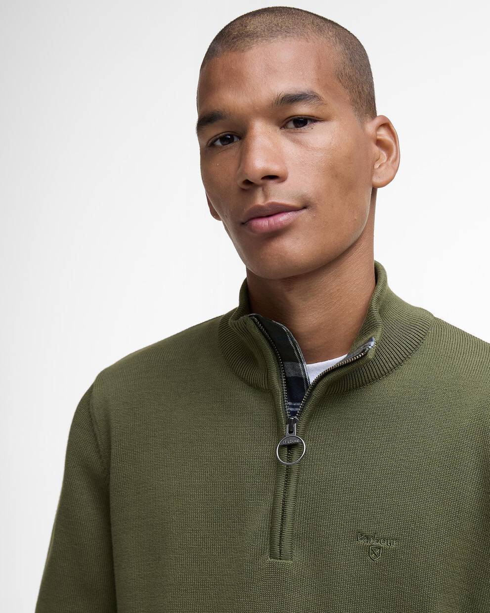 Cotton Half-Zip Jumper