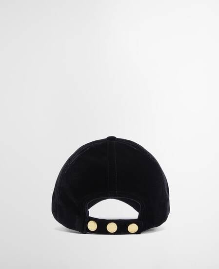 Cecilla Velvet Cap Black