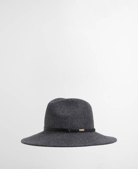 Tack Fedora Charcoal Grey