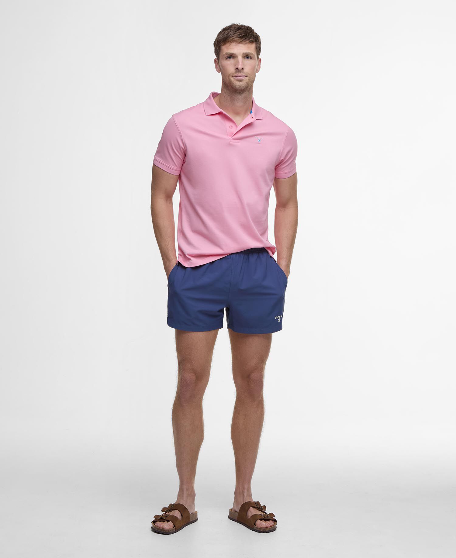 Active Short-Sleeved Polo Shirt Candy Pink