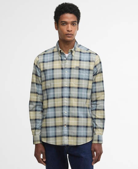 Lewis Tailored Long-Sleeved Shirt Highland Loch Tartan