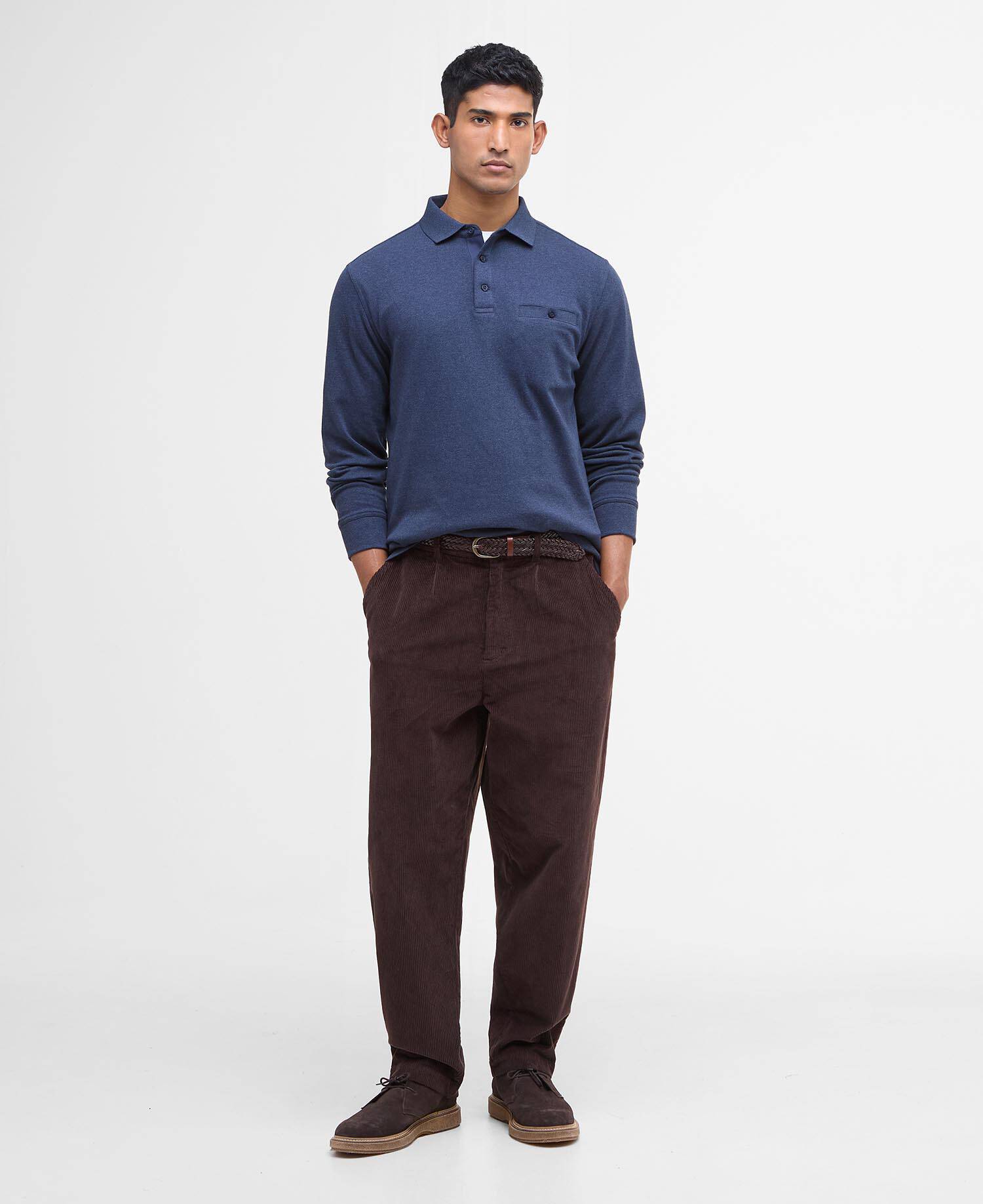 Stretch Cord Relaxed Trousers image number 0