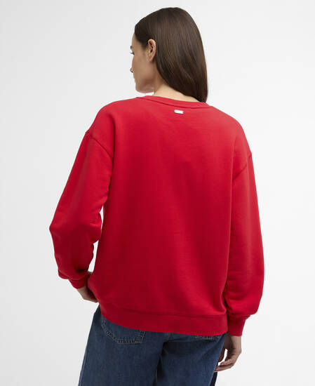 Felpa Hartland con logo Poppy Red