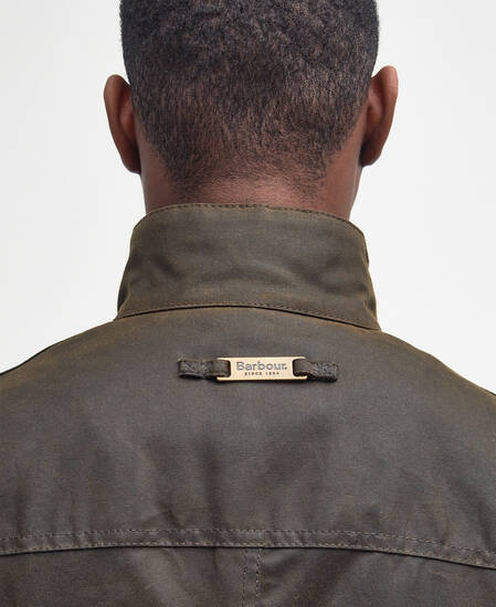 Ogston Waxed Jacket Olive