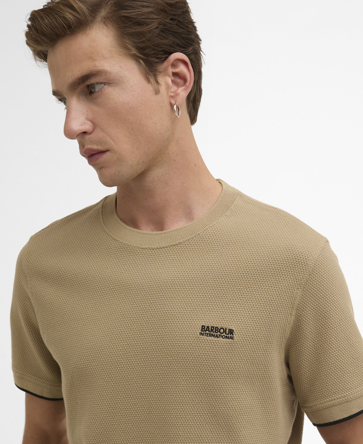 Eamon Pique T-Shirt Coriander