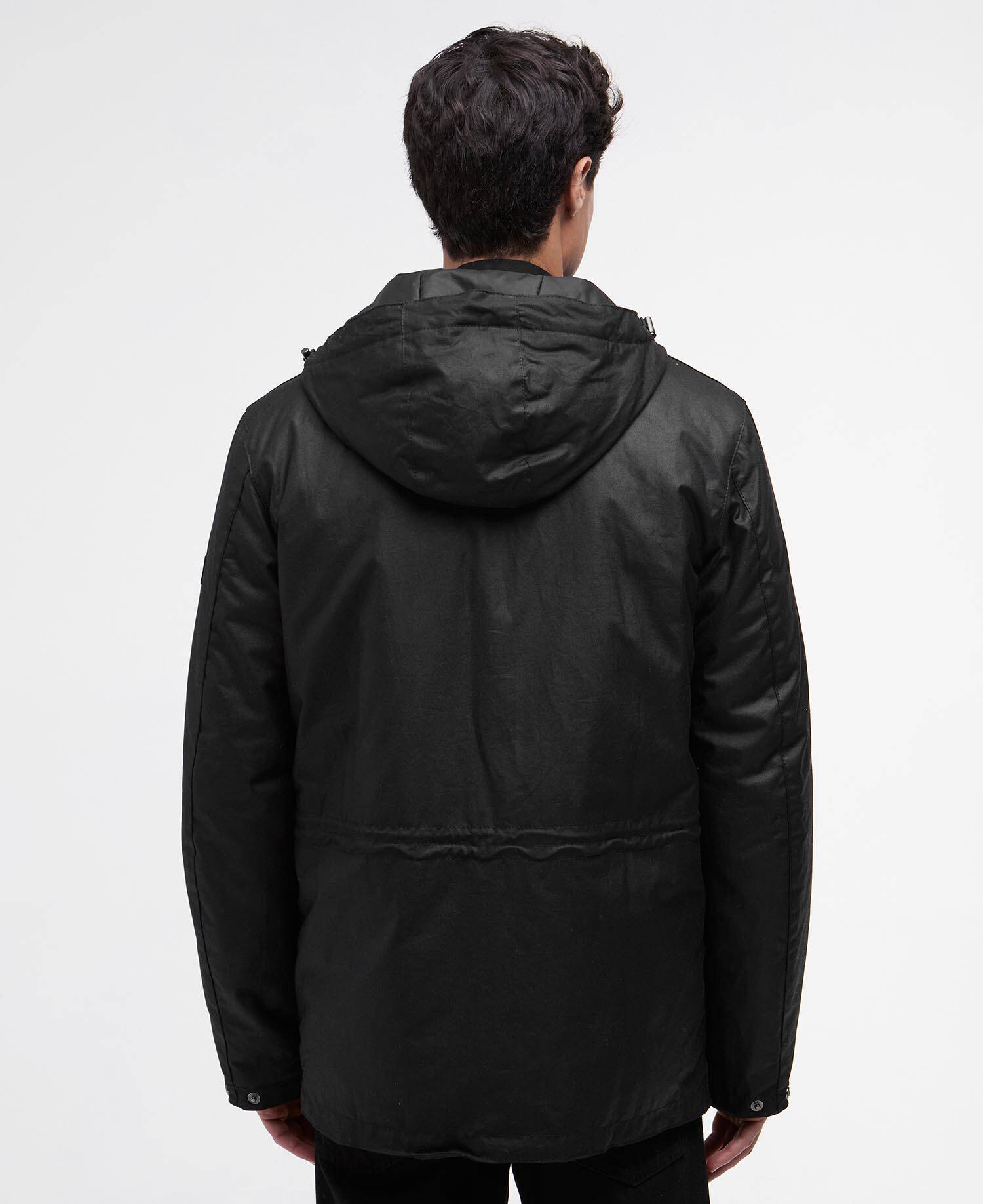Endley Wax Jacket Black image number 2
