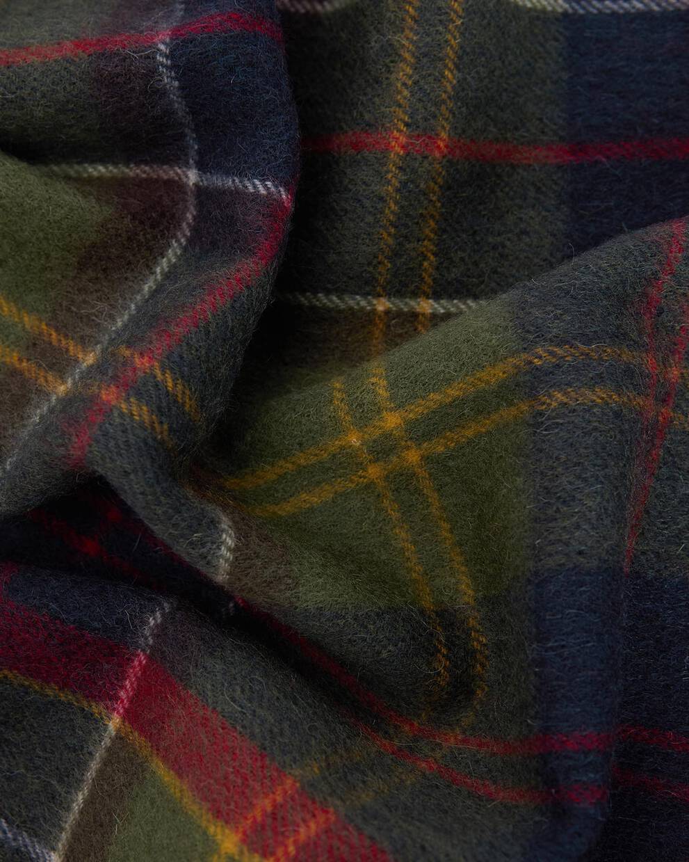 Brack Patchwork Tartan Wool Scarf
