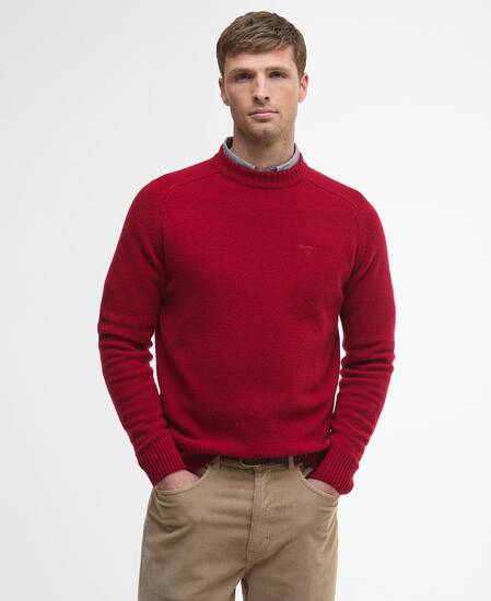 Grangetown Crew Neck Jumper Biking Red