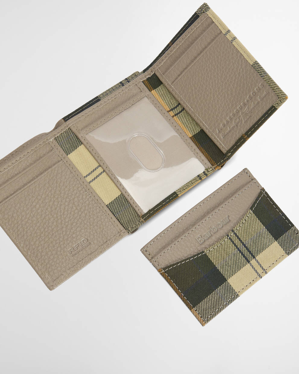 Cresswell Leather Trifold and Card Holder Gift Set