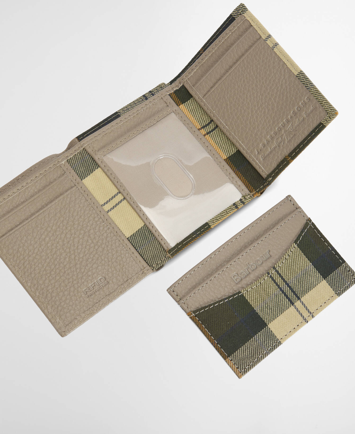 Cresswell Leather Trifold and Card Holder Gift Set image number 4