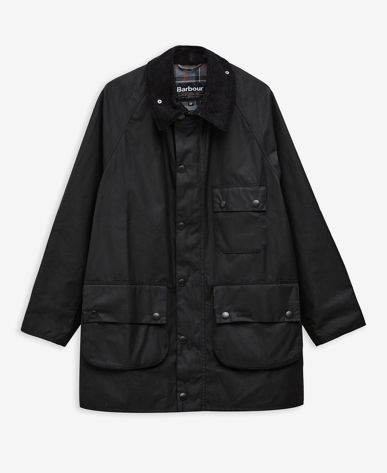 Buy Oversized Solway Waxed Jacket for GBP 319.00 | BARBOUR_GB