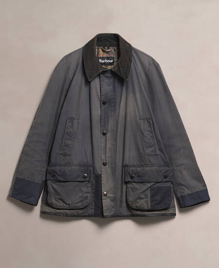 Barbour Re-Loved Men's Ashby Waxed Jacket - Size XL Navy