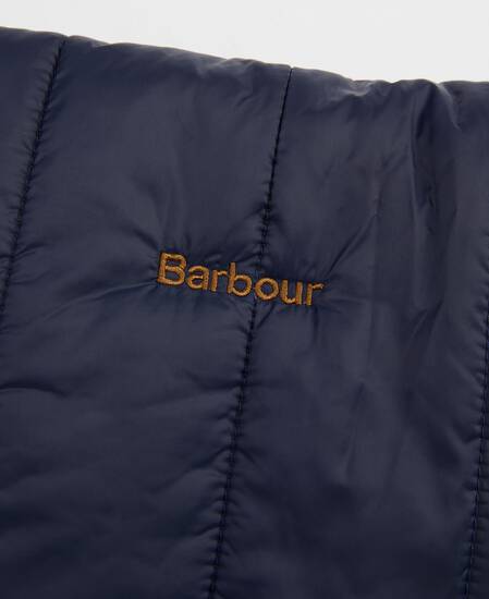 Brampton Quilted Dog Coat Red/Navy