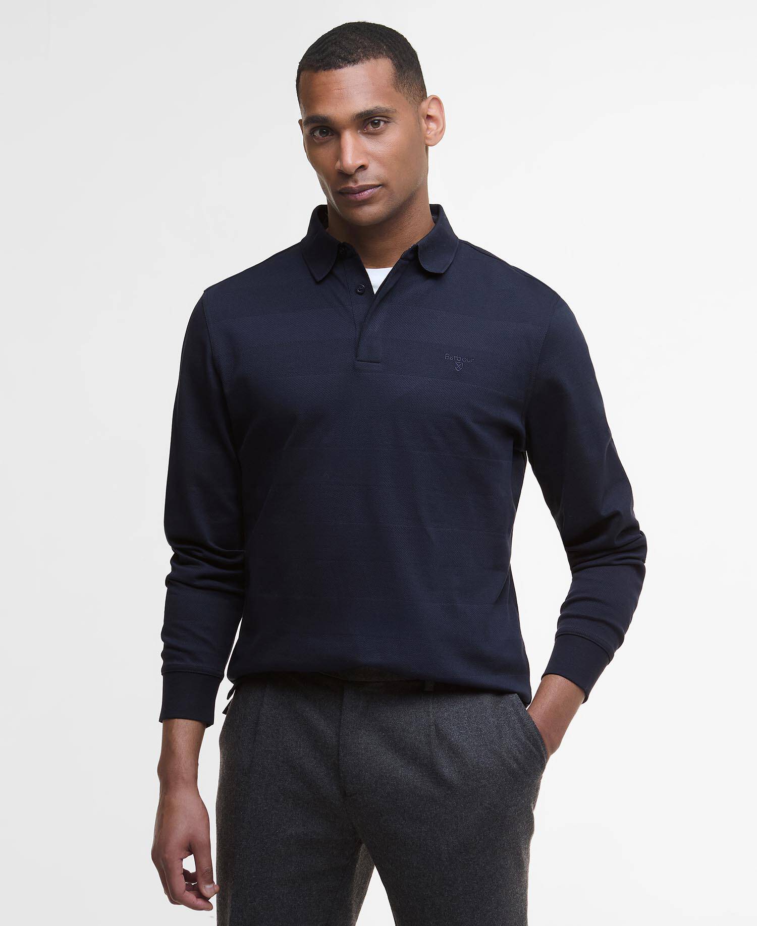Waketown Tailored Long-Sleeved Polo Shirt image number 0
