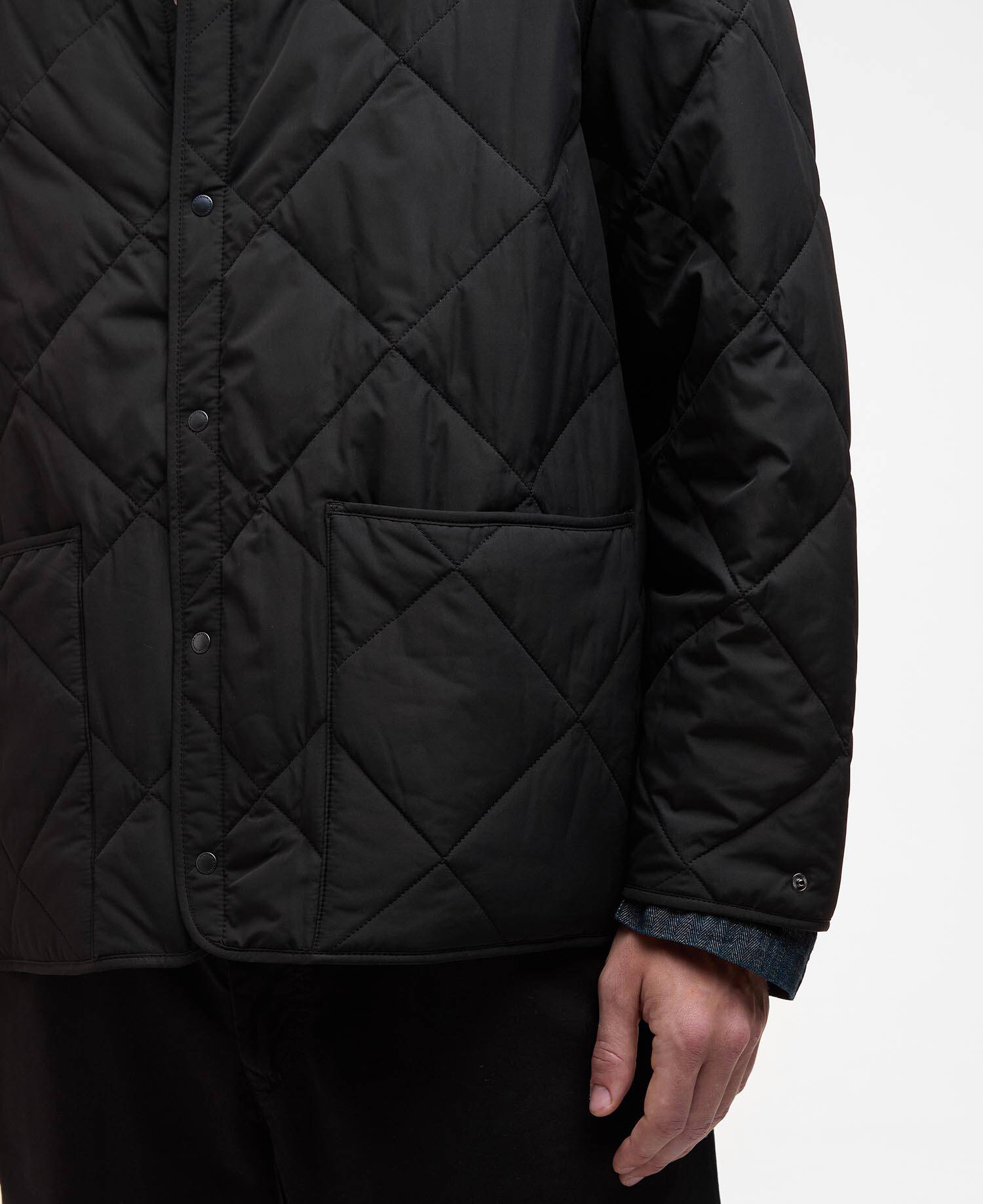 Barbour x Kaptain Sunshine Quilted Liner Black image number 4