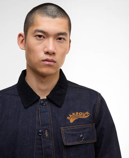 Pitstop Denim Overshirt Raw